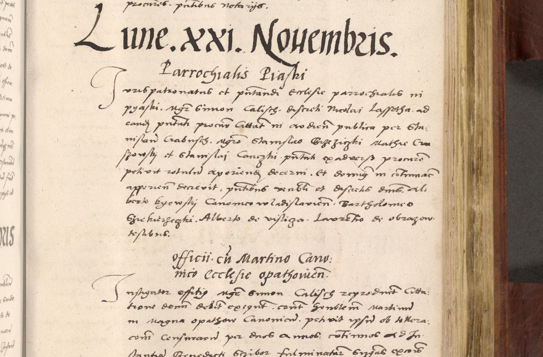 Zdjęcie nr 568 dla obiektu archiwalnego: Acta actorum coram R. D. Petro de Gamratis, nominati archiepiscopi Gnesnensis, episcopi Cracoviensis per annos 1541 et 1542 acticatorum, praesidente tunc curiase suae R. D. Bartholomaeo Gantkowski, canonico Cracoviensi, Posnaniensi cancellario, parochialis in Konopisca etc. rectore.