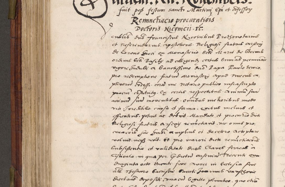 Zdjęcie nr 563 dla obiektu archiwalnego: Acta actorum coram R. D. Petro de Gamratis, nominati archiepiscopi Gnesnensis, episcopi Cracoviensis per annos 1541 et 1542 acticatorum, praesidente tunc curiase suae R. D. Bartholomaeo Gantkowski, canonico Cracoviensi, Posnaniensi cancellario, parochialis in Konopisca etc. rectore.