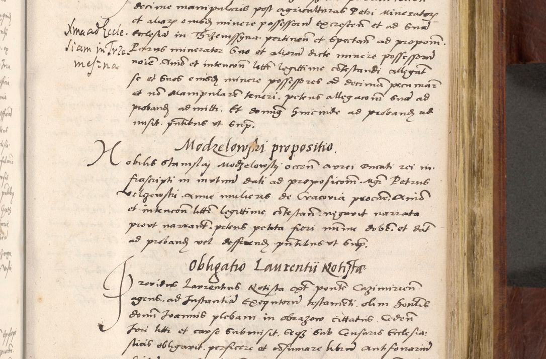 Zdjęcie nr 556 dla obiektu archiwalnego: Acta actorum coram R. D. Petro de Gamratis, nominati archiepiscopi Gnesnensis, episcopi Cracoviensis per annos 1541 et 1542 acticatorum, praesidente tunc curiase suae R. D. Bartholomaeo Gantkowski, canonico Cracoviensi, Posnaniensi cancellario, parochialis in Konopisca etc. rectore.
