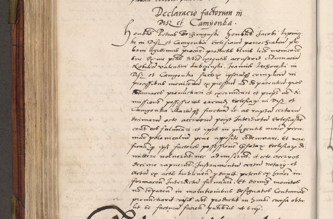 Zdjęcie nr 553 dla obiektu archiwalnego: Acta actorum coram R. D. Petro de Gamratis, nominati archiepiscopi Gnesnensis, episcopi Cracoviensis per annos 1541 et 1542 acticatorum, praesidente tunc curiase suae R. D. Bartholomaeo Gantkowski, canonico Cracoviensi, Posnaniensi cancellario, parochialis in Konopisca etc. rectore.