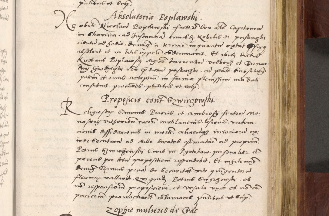 Zdjęcie nr 558 dla obiektu archiwalnego: Acta actorum coram R. D. Petro de Gamratis, nominati archiepiscopi Gnesnensis, episcopi Cracoviensis per annos 1541 et 1542 acticatorum, praesidente tunc curiase suae R. D. Bartholomaeo Gantkowski, canonico Cracoviensi, Posnaniensi cancellario, parochialis in Konopisca etc. rectore.