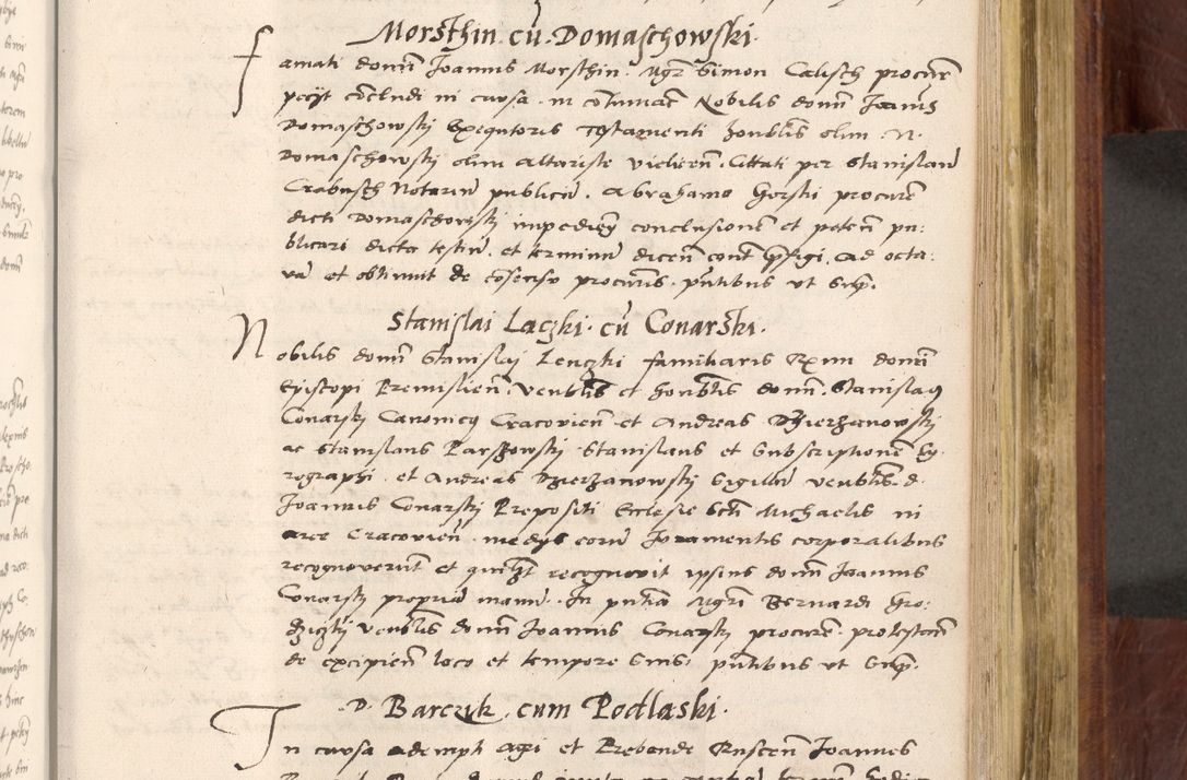 Zdjęcie nr 550 dla obiektu archiwalnego: Acta actorum coram R. D. Petro de Gamratis, nominati archiepiscopi Gnesnensis, episcopi Cracoviensis per annos 1541 et 1542 acticatorum, praesidente tunc curiase suae R. D. Bartholomaeo Gantkowski, canonico Cracoviensi, Posnaniensi cancellario, parochialis in Konopisca etc. rectore.