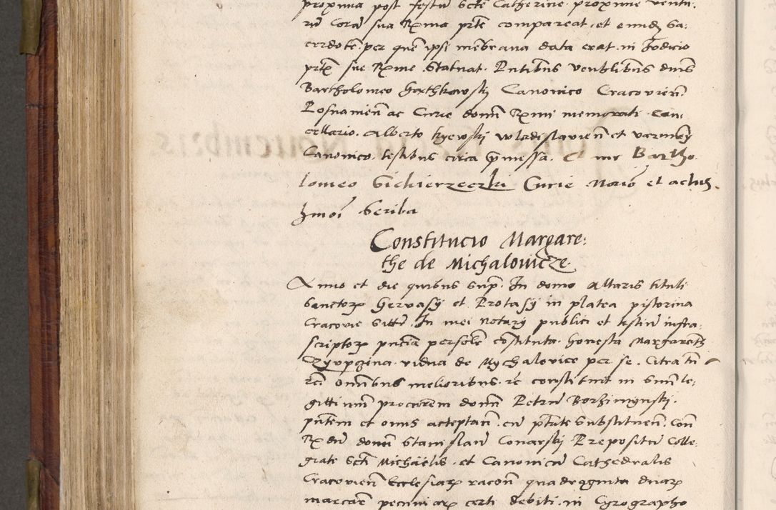 Zdjęcie nr 547 dla obiektu archiwalnego: Acta actorum coram R. D. Petro de Gamratis, nominati archiepiscopi Gnesnensis, episcopi Cracoviensis per annos 1541 et 1542 acticatorum, praesidente tunc curiase suae R. D. Bartholomaeo Gantkowski, canonico Cracoviensi, Posnaniensi cancellario, parochialis in Konopisca etc. rectore.