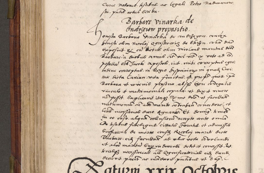 Zdjęcie nr 541 dla obiektu archiwalnego: Acta actorum coram R. D. Petro de Gamratis, nominati archiepiscopi Gnesnensis, episcopi Cracoviensis per annos 1541 et 1542 acticatorum, praesidente tunc curiase suae R. D. Bartholomaeo Gantkowski, canonico Cracoviensi, Posnaniensi cancellario, parochialis in Konopisca etc. rectore.