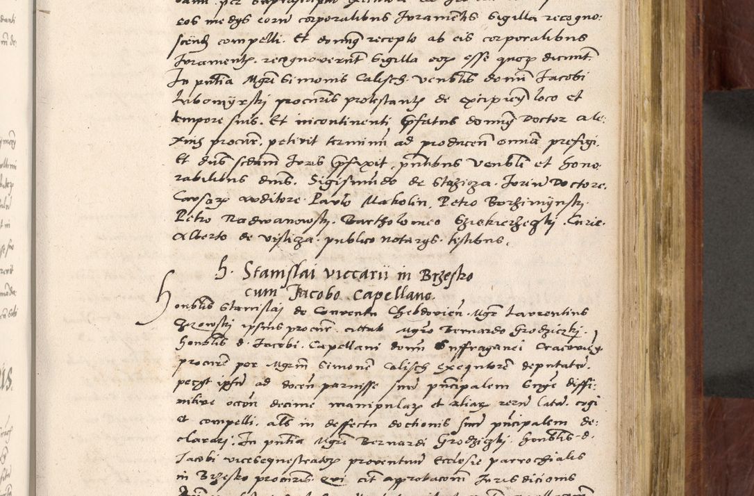 Zdjęcie nr 534 dla obiektu archiwalnego: Acta actorum coram R. D. Petro de Gamratis, nominati archiepiscopi Gnesnensis, episcopi Cracoviensis per annos 1541 et 1542 acticatorum, praesidente tunc curiase suae R. D. Bartholomaeo Gantkowski, canonico Cracoviensi, Posnaniensi cancellario, parochialis in Konopisca etc. rectore.