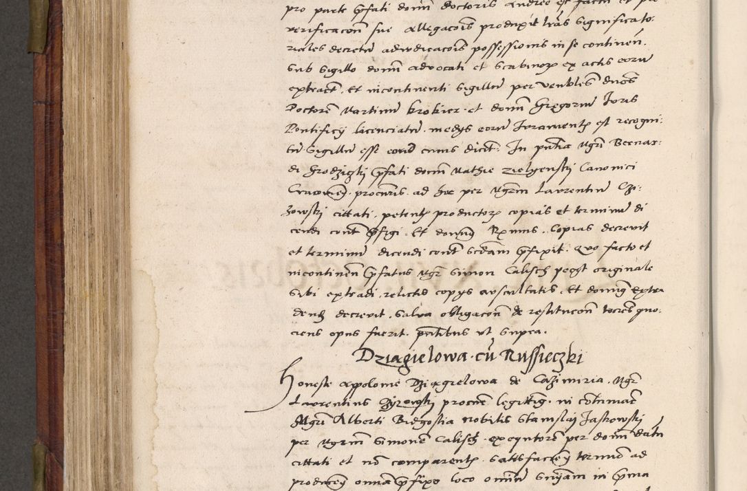 Zdjęcie nr 523 dla obiektu archiwalnego: Acta actorum coram R. D. Petro de Gamratis, nominati archiepiscopi Gnesnensis, episcopi Cracoviensis per annos 1541 et 1542 acticatorum, praesidente tunc curiase suae R. D. Bartholomaeo Gantkowski, canonico Cracoviensi, Posnaniensi cancellario, parochialis in Konopisca etc. rectore.