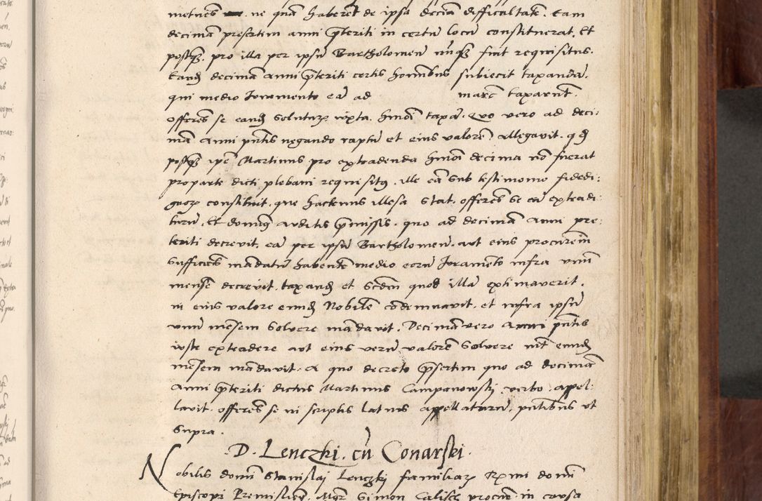 Zdjęcie nr 524 dla obiektu archiwalnego: Acta actorum coram R. D. Petro de Gamratis, nominati archiepiscopi Gnesnensis, episcopi Cracoviensis per annos 1541 et 1542 acticatorum, praesidente tunc curiase suae R. D. Bartholomaeo Gantkowski, canonico Cracoviensi, Posnaniensi cancellario, parochialis in Konopisca etc. rectore.