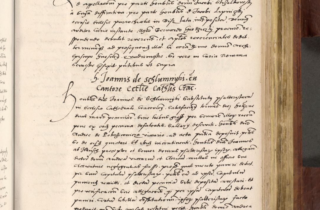 Zdjęcie nr 526 dla obiektu archiwalnego: Acta actorum coram R. D. Petro de Gamratis, nominati archiepiscopi Gnesnensis, episcopi Cracoviensis per annos 1541 et 1542 acticatorum, praesidente tunc curiase suae R. D. Bartholomaeo Gantkowski, canonico Cracoviensi, Posnaniensi cancellario, parochialis in Konopisca etc. rectore.