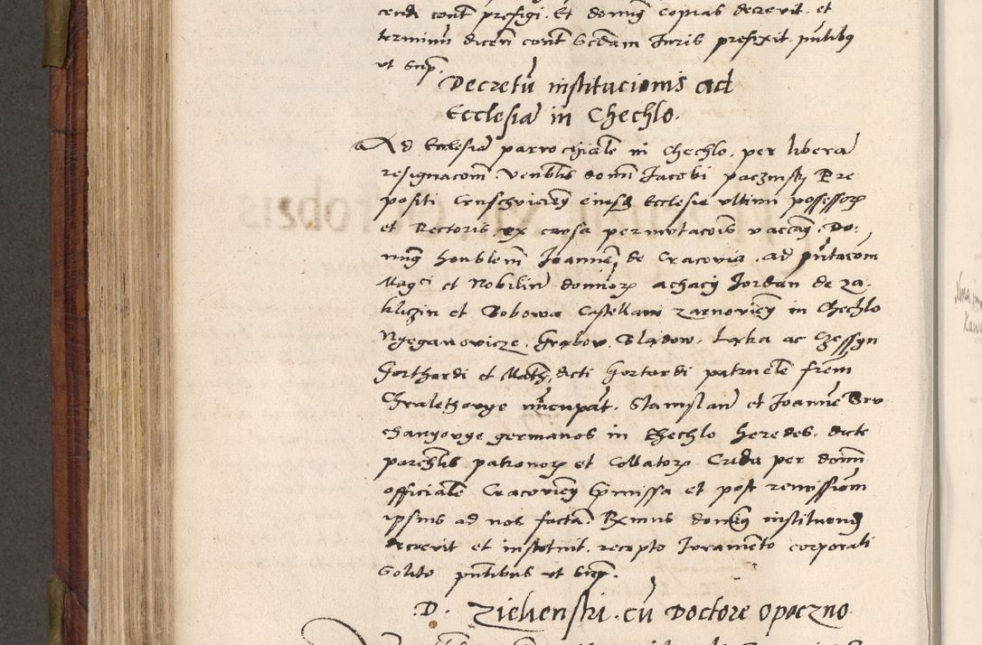 Zdjęcie nr 517 dla obiektu archiwalnego: Acta actorum coram R. D. Petro de Gamratis, nominati archiepiscopi Gnesnensis, episcopi Cracoviensis per annos 1541 et 1542 acticatorum, praesidente tunc curiase suae R. D. Bartholomaeo Gantkowski, canonico Cracoviensi, Posnaniensi cancellario, parochialis in Konopisca etc. rectore.