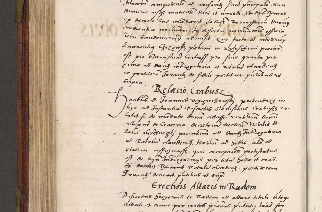 Zdjęcie nr 513 dla obiektu archiwalnego: Acta actorum coram R. D. Petro de Gamratis, nominati archiepiscopi Gnesnensis, episcopi Cracoviensis per annos 1541 et 1542 acticatorum, praesidente tunc curiase suae R. D. Bartholomaeo Gantkowski, canonico Cracoviensi, Posnaniensi cancellario, parochialis in Konopisca etc. rectore.
