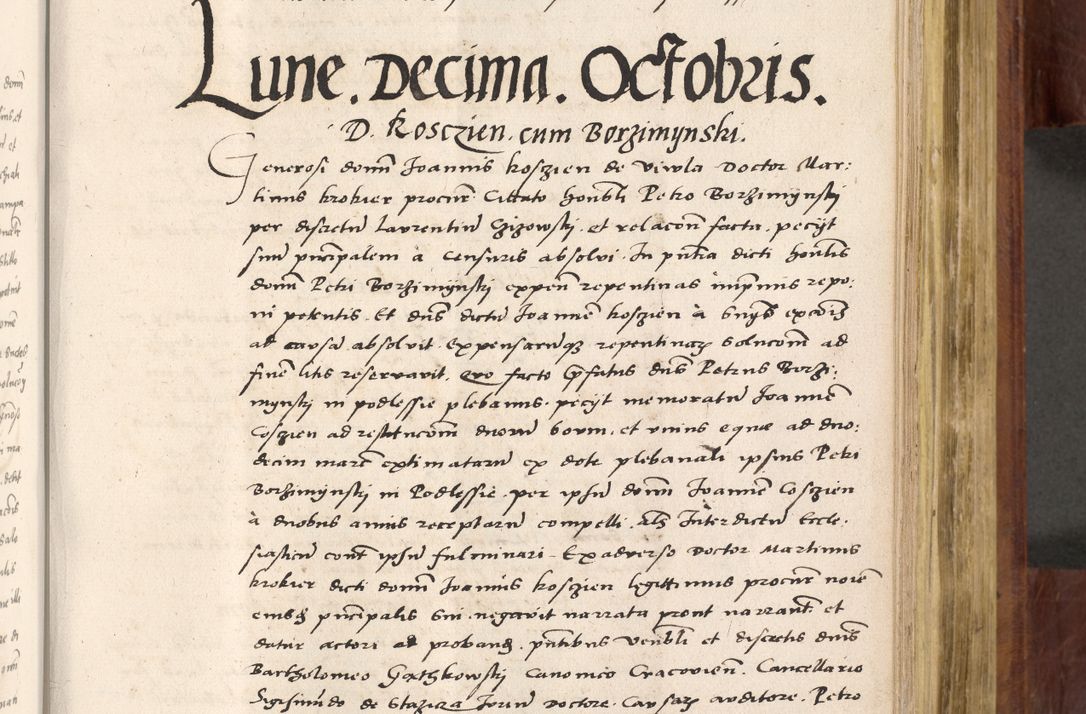 Zdjęcie nr 512 dla obiektu archiwalnego: Acta actorum coram R. D. Petro de Gamratis, nominati archiepiscopi Gnesnensis, episcopi Cracoviensis per annos 1541 et 1542 acticatorum, praesidente tunc curiase suae R. D. Bartholomaeo Gantkowski, canonico Cracoviensi, Posnaniensi cancellario, parochialis in Konopisca etc. rectore.