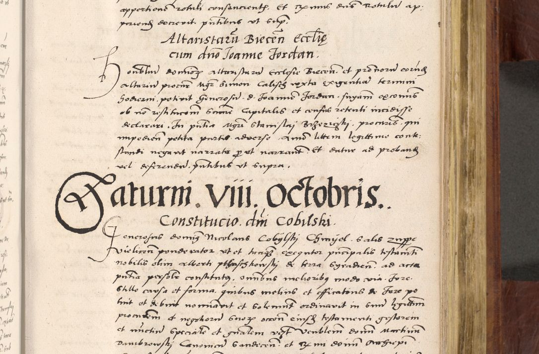 Zdjęcie nr 510 dla obiektu archiwalnego: Acta actorum coram R. D. Petro de Gamratis, nominati archiepiscopi Gnesnensis, episcopi Cracoviensis per annos 1541 et 1542 acticatorum, praesidente tunc curiase suae R. D. Bartholomaeo Gantkowski, canonico Cracoviensi, Posnaniensi cancellario, parochialis in Konopisca etc. rectore.