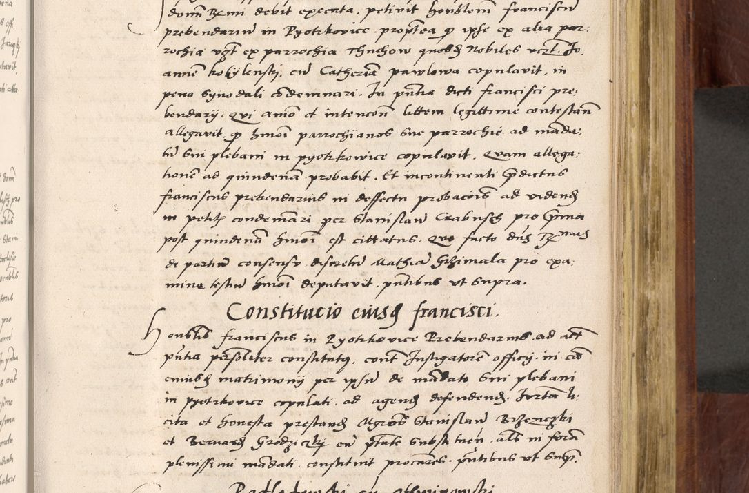 Zdjęcie nr 506 dla obiektu archiwalnego: Acta actorum coram R. D. Petro de Gamratis, nominati archiepiscopi Gnesnensis, episcopi Cracoviensis per annos 1541 et 1542 acticatorum, praesidente tunc curiase suae R. D. Bartholomaeo Gantkowski, canonico Cracoviensi, Posnaniensi cancellario, parochialis in Konopisca etc. rectore.
