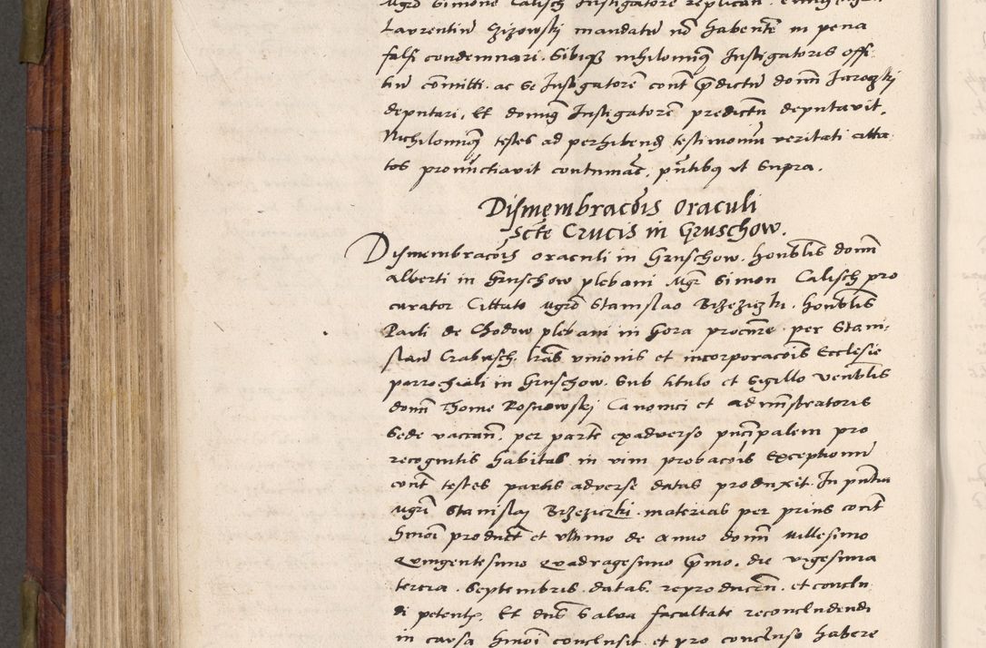 Zdjęcie nr 505 dla obiektu archiwalnego: Acta actorum coram R. D. Petro de Gamratis, nominati archiepiscopi Gnesnensis, episcopi Cracoviensis per annos 1541 et 1542 acticatorum, praesidente tunc curiase suae R. D. Bartholomaeo Gantkowski, canonico Cracoviensi, Posnaniensi cancellario, parochialis in Konopisca etc. rectore.