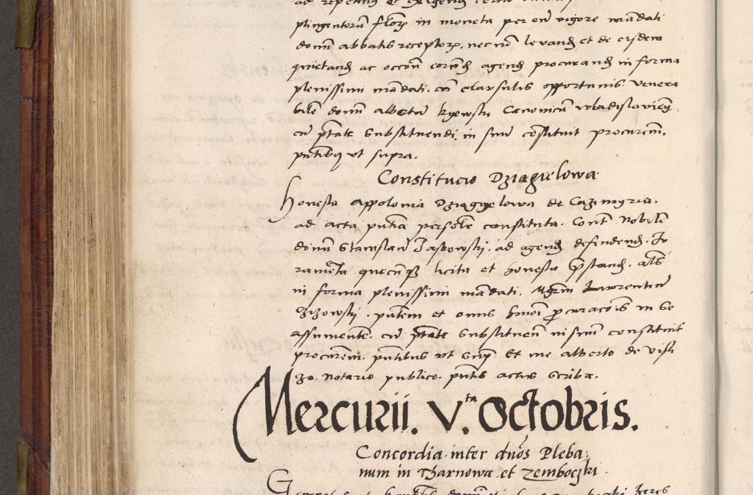 Zdjęcie nr 503 dla obiektu archiwalnego: Acta actorum coram R. D. Petro de Gamratis, nominati archiepiscopi Gnesnensis, episcopi Cracoviensis per annos 1541 et 1542 acticatorum, praesidente tunc curiase suae R. D. Bartholomaeo Gantkowski, canonico Cracoviensi, Posnaniensi cancellario, parochialis in Konopisca etc. rectore.