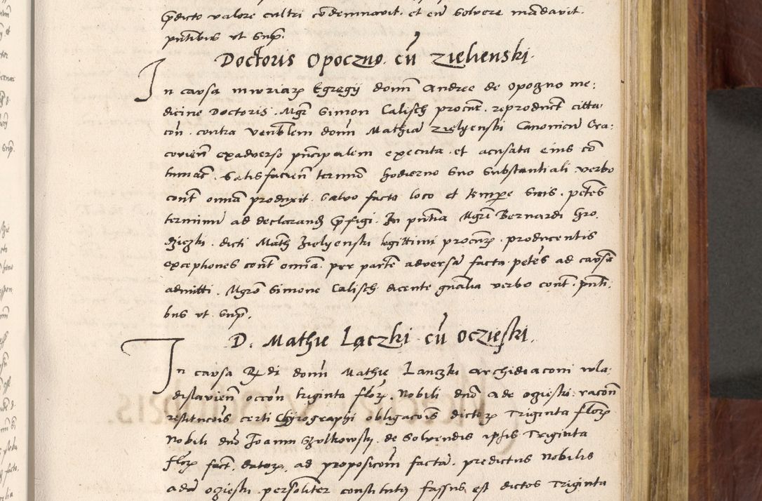 Zdjęcie nr 502 dla obiektu archiwalnego: Acta actorum coram R. D. Petro de Gamratis, nominati archiepiscopi Gnesnensis, episcopi Cracoviensis per annos 1541 et 1542 acticatorum, praesidente tunc curiase suae R. D. Bartholomaeo Gantkowski, canonico Cracoviensi, Posnaniensi cancellario, parochialis in Konopisca etc. rectore.