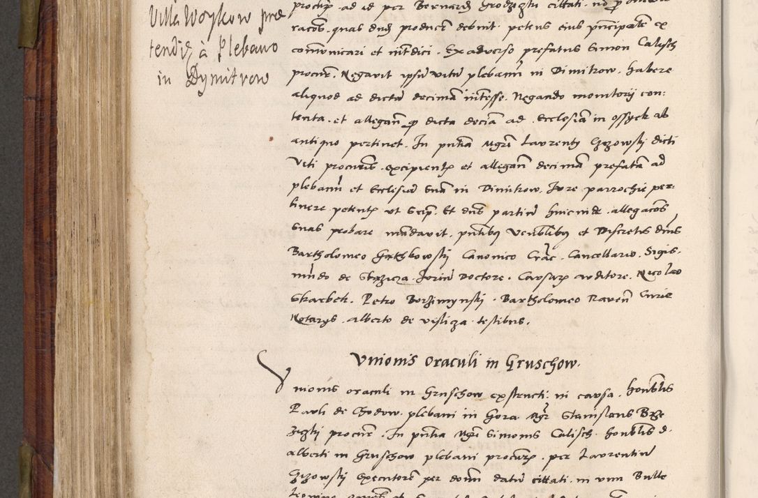 Zdjęcie nr 499 dla obiektu archiwalnego: Acta actorum coram R. D. Petro de Gamratis, nominati archiepiscopi Gnesnensis, episcopi Cracoviensis per annos 1541 et 1542 acticatorum, praesidente tunc curiase suae R. D. Bartholomaeo Gantkowski, canonico Cracoviensi, Posnaniensi cancellario, parochialis in Konopisca etc. rectore.