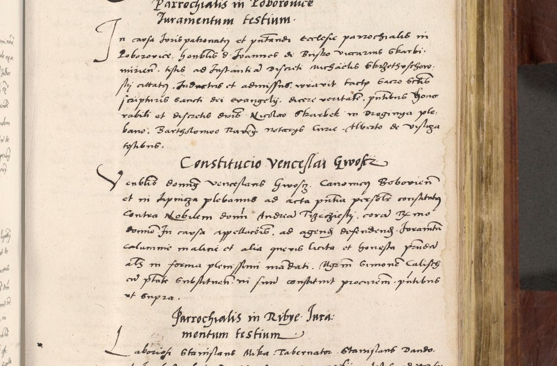 Zdjęcie nr 498 dla obiektu archiwalnego: Acta actorum coram R. D. Petro de Gamratis, nominati archiepiscopi Gnesnensis, episcopi Cracoviensis per annos 1541 et 1542 acticatorum, praesidente tunc curiase suae R. D. Bartholomaeo Gantkowski, canonico Cracoviensi, Posnaniensi cancellario, parochialis in Konopisca etc. rectore.