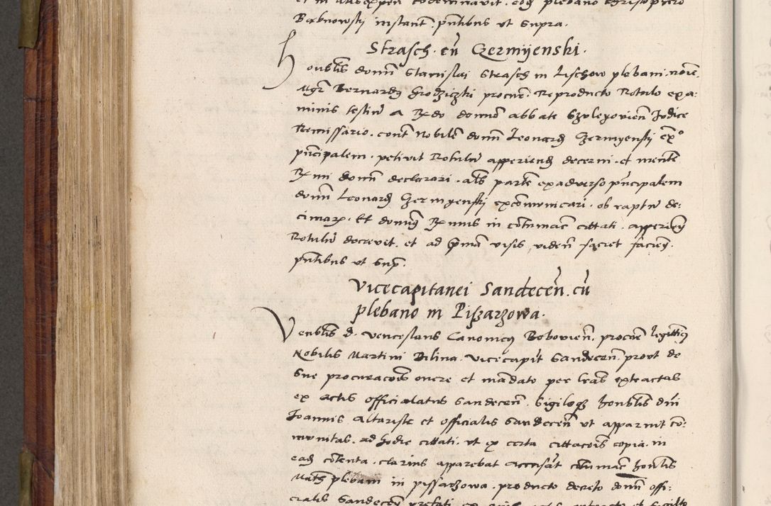 Zdjęcie nr 497 dla obiektu archiwalnego: Acta actorum coram R. D. Petro de Gamratis, nominati archiepiscopi Gnesnensis, episcopi Cracoviensis per annos 1541 et 1542 acticatorum, praesidente tunc curiase suae R. D. Bartholomaeo Gantkowski, canonico Cracoviensi, Posnaniensi cancellario, parochialis in Konopisca etc. rectore.