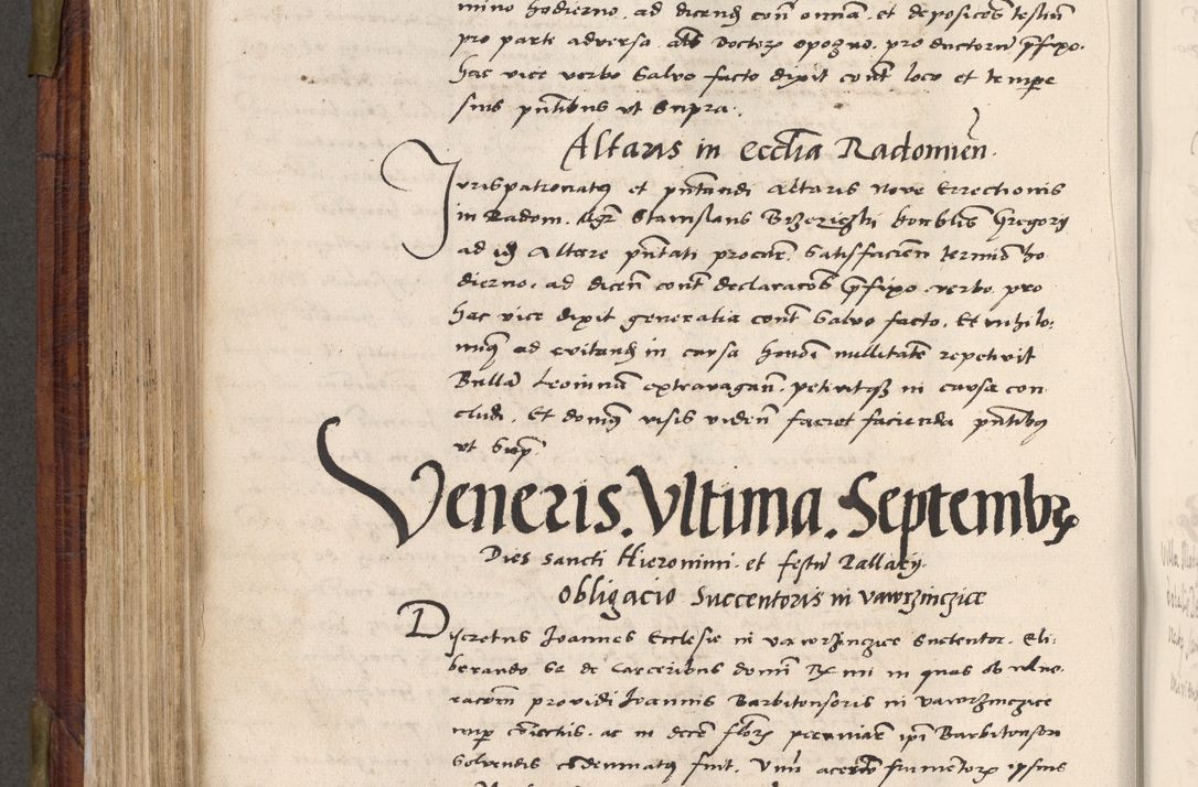 Zdjęcie nr 495 dla obiektu archiwalnego: Acta actorum coram R. D. Petro de Gamratis, nominati archiepiscopi Gnesnensis, episcopi Cracoviensis per annos 1541 et 1542 acticatorum, praesidente tunc curiase suae R. D. Bartholomaeo Gantkowski, canonico Cracoviensi, Posnaniensi cancellario, parochialis in Konopisca etc. rectore.