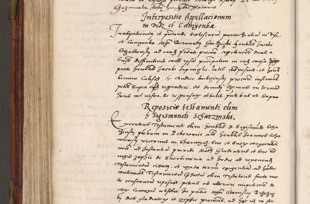 Zdjęcie nr 493 dla obiektu archiwalnego: Acta actorum coram R. D. Petro de Gamratis, nominati archiepiscopi Gnesnensis, episcopi Cracoviensis per annos 1541 et 1542 acticatorum, praesidente tunc curiase suae R. D. Bartholomaeo Gantkowski, canonico Cracoviensi, Posnaniensi cancellario, parochialis in Konopisca etc. rectore.