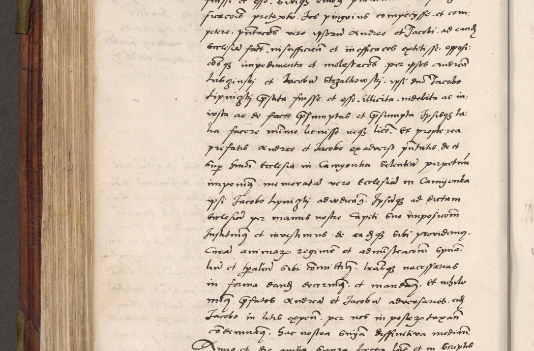 Zdjęcie nr 487 dla obiektu archiwalnego: Acta actorum coram R. D. Petro de Gamratis, nominati archiepiscopi Gnesnensis, episcopi Cracoviensis per annos 1541 et 1542 acticatorum, praesidente tunc curiase suae R. D. Bartholomaeo Gantkowski, canonico Cracoviensi, Posnaniensi cancellario, parochialis in Konopisca etc. rectore.