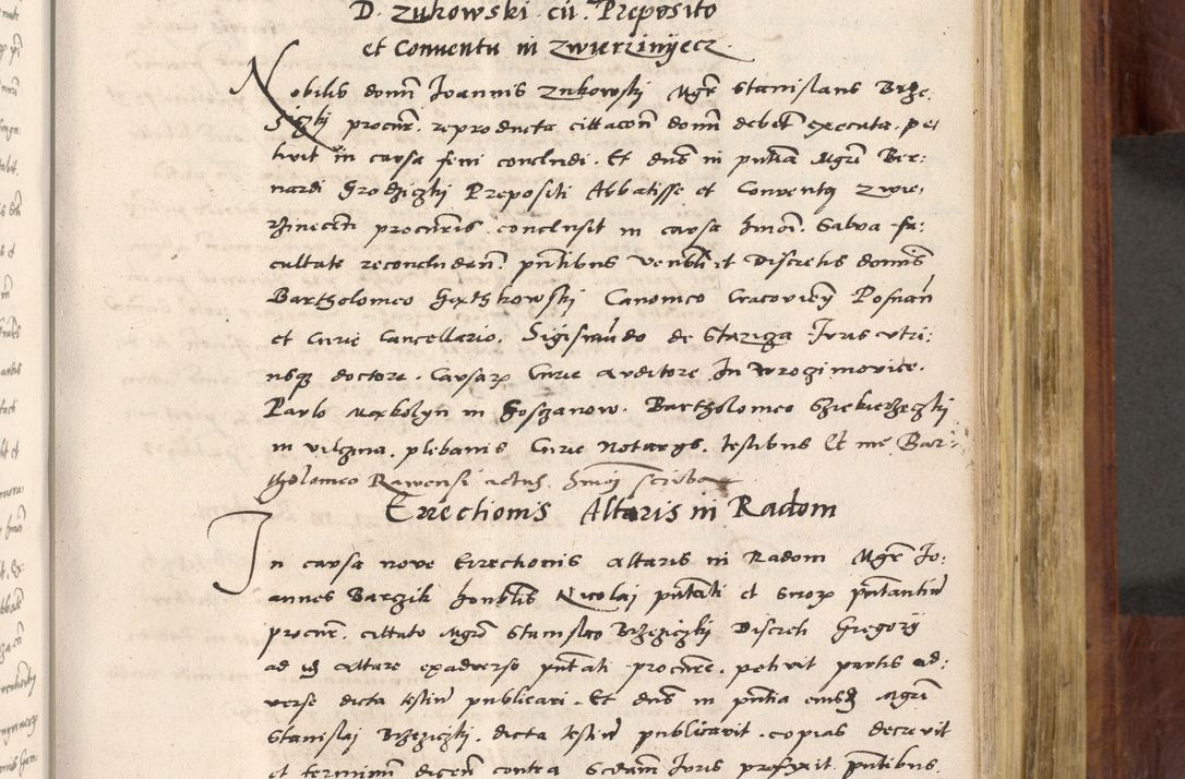 Zdjęcie nr 482 dla obiektu archiwalnego: Acta actorum coram R. D. Petro de Gamratis, nominati archiepiscopi Gnesnensis, episcopi Cracoviensis per annos 1541 et 1542 acticatorum, praesidente tunc curiase suae R. D. Bartholomaeo Gantkowski, canonico Cracoviensi, Posnaniensi cancellario, parochialis in Konopisca etc. rectore.