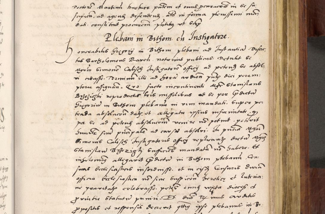 Zdjęcie nr 466 dla obiektu archiwalnego: Acta actorum coram R. D. Petro de Gamratis, nominati archiepiscopi Gnesnensis, episcopi Cracoviensis per annos 1541 et 1542 acticatorum, praesidente tunc curiase suae R. D. Bartholomaeo Gantkowski, canonico Cracoviensi, Posnaniensi cancellario, parochialis in Konopisca etc. rectore.