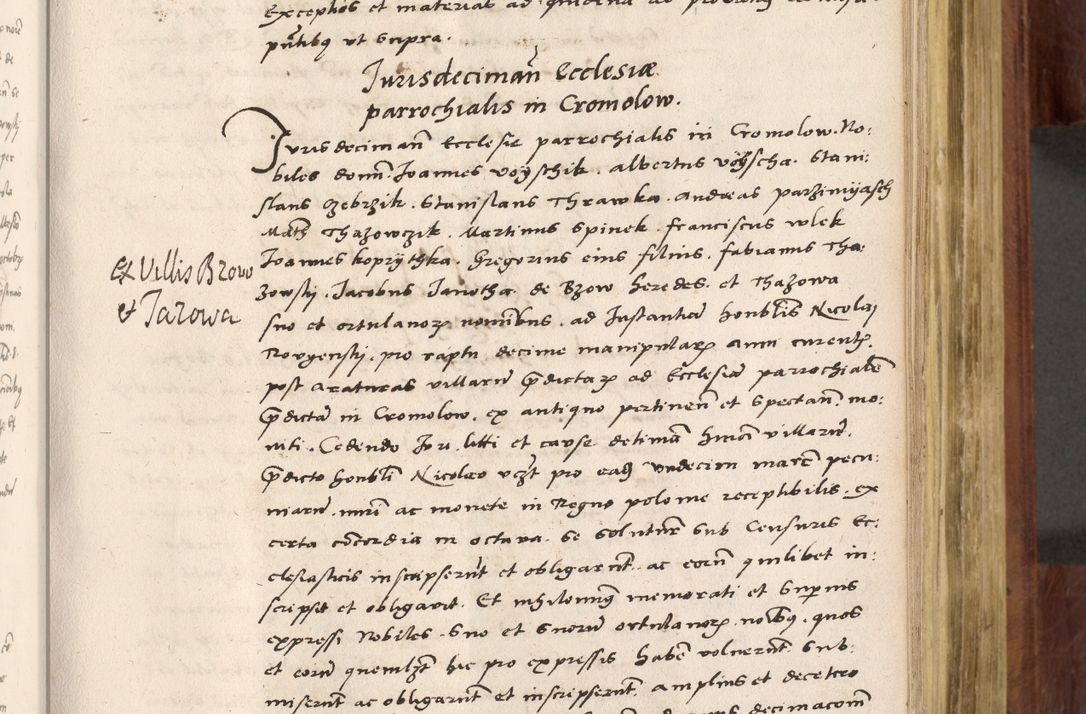 Zdjęcie nr 458 dla obiektu archiwalnego: Acta actorum coram R. D. Petro de Gamratis, nominati archiepiscopi Gnesnensis, episcopi Cracoviensis per annos 1541 et 1542 acticatorum, praesidente tunc curiase suae R. D. Bartholomaeo Gantkowski, canonico Cracoviensi, Posnaniensi cancellario, parochialis in Konopisca etc. rectore.