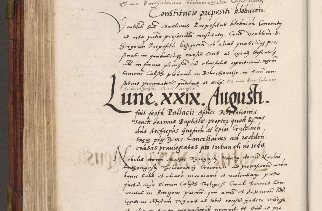 Zdjęcie nr 441 dla obiektu archiwalnego: Acta actorum coram R. D. Petro de Gamratis, nominati archiepiscopi Gnesnensis, episcopi Cracoviensis per annos 1541 et 1542 acticatorum, praesidente tunc curiase suae R. D. Bartholomaeo Gantkowski, canonico Cracoviensi, Posnaniensi cancellario, parochialis in Konopisca etc. rectore.