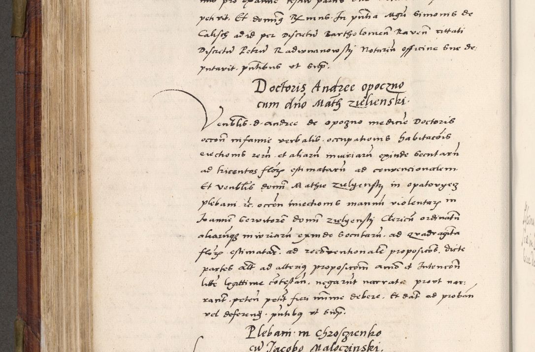 Zdjęcie nr 437 dla obiektu archiwalnego: Acta actorum coram R. D. Petro de Gamratis, nominati archiepiscopi Gnesnensis, episcopi Cracoviensis per annos 1541 et 1542 acticatorum, praesidente tunc curiase suae R. D. Bartholomaeo Gantkowski, canonico Cracoviensi, Posnaniensi cancellario, parochialis in Konopisca etc. rectore.