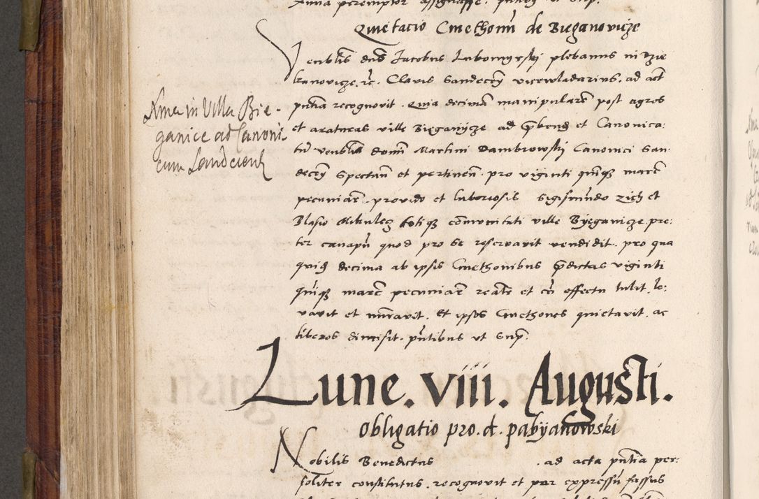 Zdjęcie nr 429 dla obiektu archiwalnego: Acta actorum coram R. D. Petro de Gamratis, nominati archiepiscopi Gnesnensis, episcopi Cracoviensis per annos 1541 et 1542 acticatorum, praesidente tunc curiase suae R. D. Bartholomaeo Gantkowski, canonico Cracoviensi, Posnaniensi cancellario, parochialis in Konopisca etc. rectore.