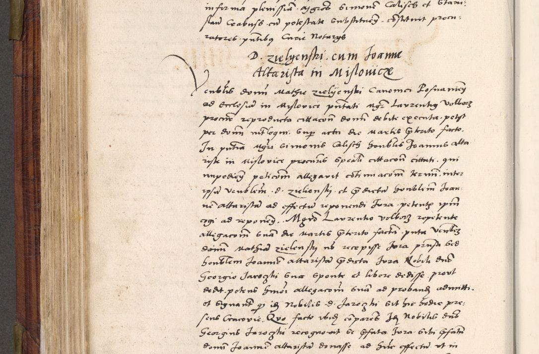 Zdjęcie nr 415 dla obiektu archiwalnego: Acta actorum coram R. D. Petro de Gamratis, nominati archiepiscopi Gnesnensis, episcopi Cracoviensis per annos 1541 et 1542 acticatorum, praesidente tunc curiase suae R. D. Bartholomaeo Gantkowski, canonico Cracoviensi, Posnaniensi cancellario, parochialis in Konopisca etc. rectore.