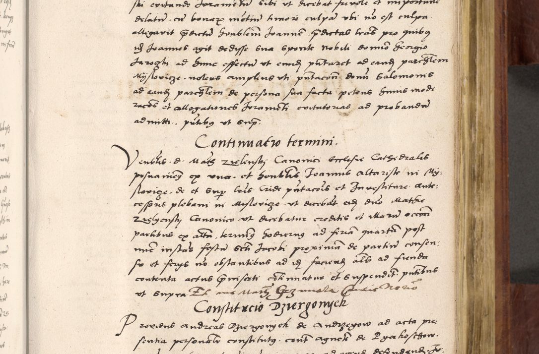 Zdjęcie nr 414 dla obiektu archiwalnego: Acta actorum coram R. D. Petro de Gamratis, nominati archiepiscopi Gnesnensis, episcopi Cracoviensis per annos 1541 et 1542 acticatorum, praesidente tunc curiase suae R. D. Bartholomaeo Gantkowski, canonico Cracoviensi, Posnaniensi cancellario, parochialis in Konopisca etc. rectore.