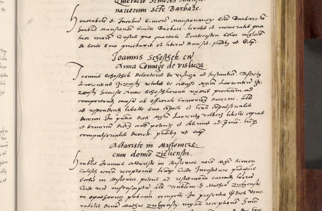 Zdjęcie nr 410 dla obiektu archiwalnego: Acta actorum coram R. D. Petro de Gamratis, nominati archiepiscopi Gnesnensis, episcopi Cracoviensis per annos 1541 et 1542 acticatorum, praesidente tunc curiase suae R. D. Bartholomaeo Gantkowski, canonico Cracoviensi, Posnaniensi cancellario, parochialis in Konopisca etc. rectore.