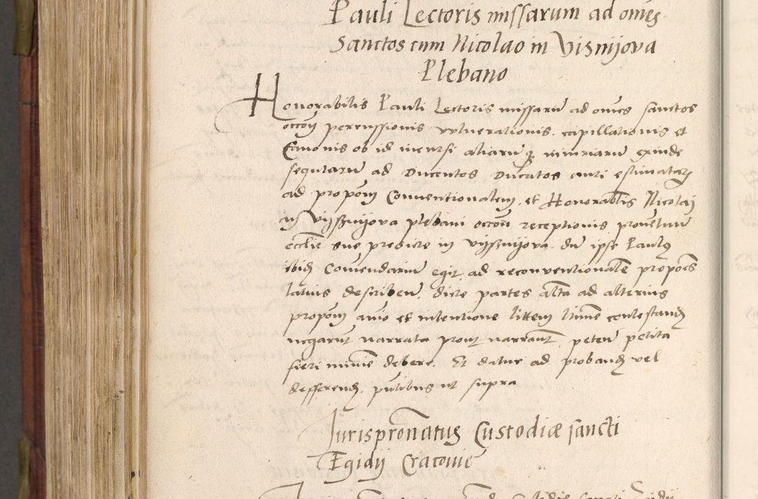 Zdjęcie nr 809 dla obiektu archiwalnego: Acta actorum coram R. D. Petro de Gamratis, nominati archiepiscopi Gnesnensis, episcopi Cracoviensis per annos 1541 et 1542 acticatorum, praesidente tunc curiase suae R. D. Bartholomaeo Gantkowski, canonico Cracoviensi, Posnaniensi cancellario, parochialis in Konopisca etc. rectore.