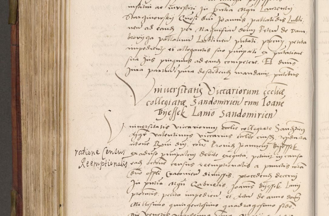 Zdjęcie nr 805 dla obiektu archiwalnego: Acta actorum coram R. D. Petro de Gamratis, nominati archiepiscopi Gnesnensis, episcopi Cracoviensis per annos 1541 et 1542 acticatorum, praesidente tunc curiase suae R. D. Bartholomaeo Gantkowski, canonico Cracoviensi, Posnaniensi cancellario, parochialis in Konopisca etc. rectore.