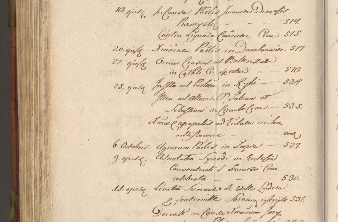 Zdjęcie nr 1157 dla obiektu archiwalnego: Acta actorum coram R. D. Petro de Gamratis, nominati archiepiscopi Gnesnensis, episcopi Cracoviensis per annos 1541 et 1542 acticatorum, praesidente tunc curiase suae R. D. Bartholomaeo Gantkowski, canonico Cracoviensi, Posnaniensi cancellario, parochialis in Konopisca etc. rectore.