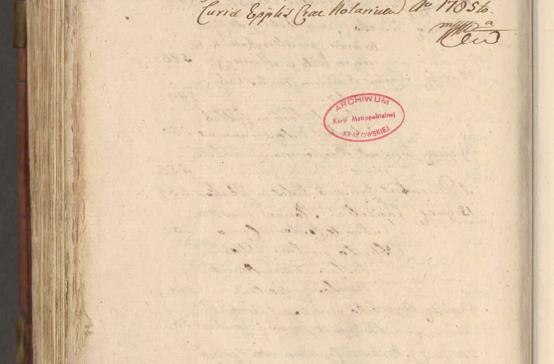 Zdjęcie nr 1159 dla obiektu archiwalnego: Acta actorum coram R. D. Petro de Gamratis, nominati archiepiscopi Gnesnensis, episcopi Cracoviensis per annos 1541 et 1542 acticatorum, praesidente tunc curiase suae R. D. Bartholomaeo Gantkowski, canonico Cracoviensi, Posnaniensi cancellario, parochialis in Konopisca etc. rectore.