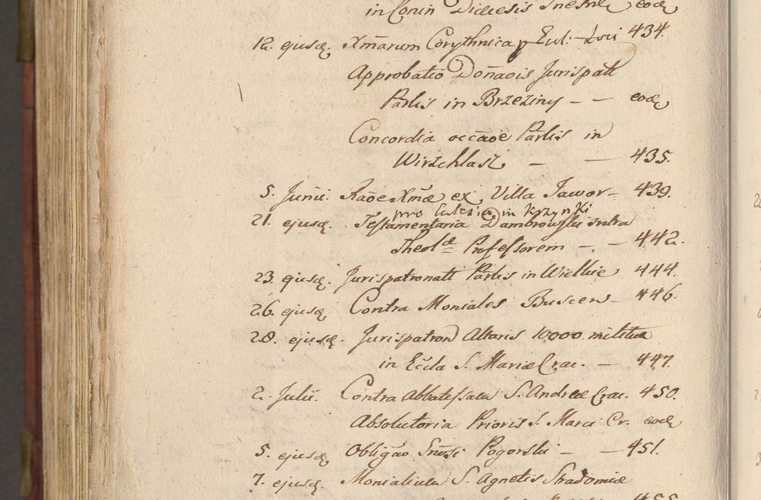 Zdjęcie nr 1155 dla obiektu archiwalnego: Acta actorum coram R. D. Petro de Gamratis, nominati archiepiscopi Gnesnensis, episcopi Cracoviensis per annos 1541 et 1542 acticatorum, praesidente tunc curiase suae R. D. Bartholomaeo Gantkowski, canonico Cracoviensi, Posnaniensi cancellario, parochialis in Konopisca etc. rectore.