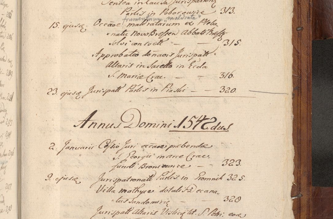 Zdjęcie nr 1152 dla obiektu archiwalnego: Acta actorum coram R. D. Petro de Gamratis, nominati archiepiscopi Gnesnensis, episcopi Cracoviensis per annos 1541 et 1542 acticatorum, praesidente tunc curiase suae R. D. Bartholomaeo Gantkowski, canonico Cracoviensi, Posnaniensi cancellario, parochialis in Konopisca etc. rectore.