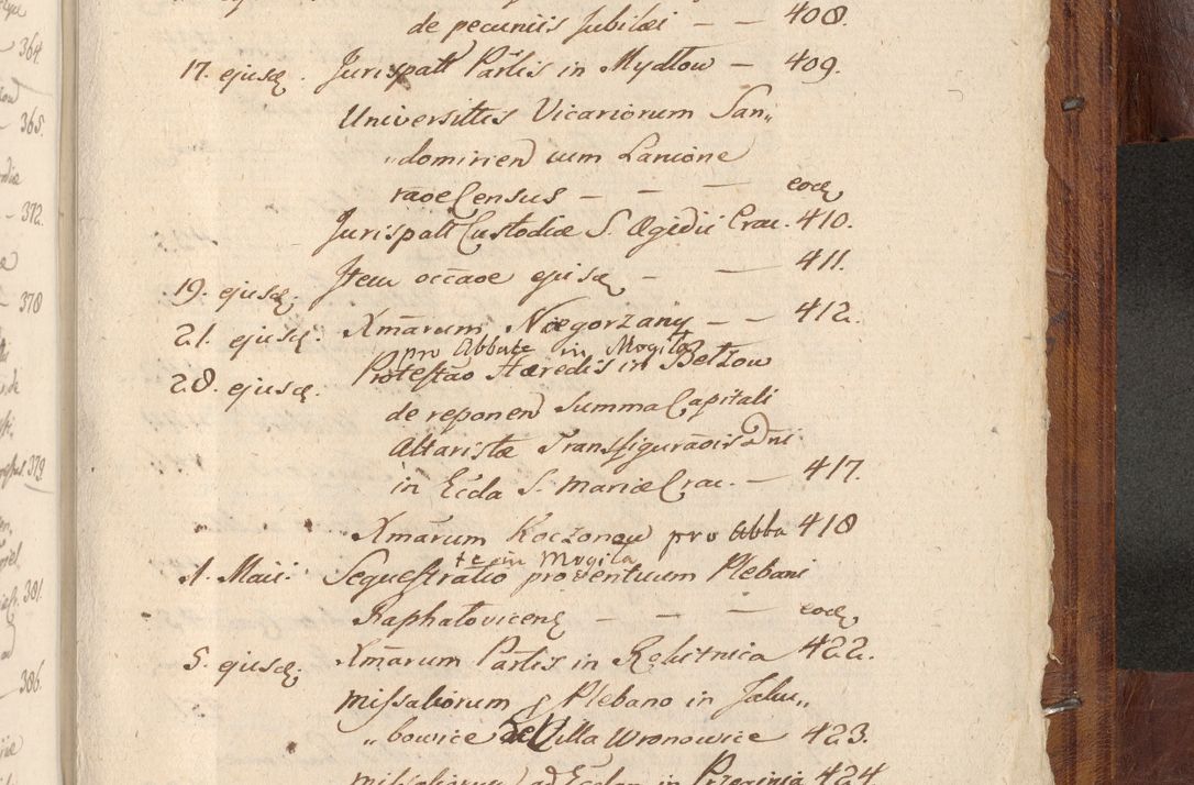 Zdjęcie nr 1154 dla obiektu archiwalnego: Acta actorum coram R. D. Petro de Gamratis, nominati archiepiscopi Gnesnensis, episcopi Cracoviensis per annos 1541 et 1542 acticatorum, praesidente tunc curiase suae R. D. Bartholomaeo Gantkowski, canonico Cracoviensi, Posnaniensi cancellario, parochialis in Konopisca etc. rectore.