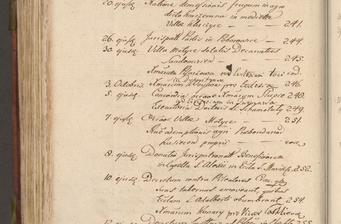 Zdjęcie nr 1149 dla obiektu archiwalnego: Acta actorum coram R. D. Petro de Gamratis, nominati archiepiscopi Gnesnensis, episcopi Cracoviensis per annos 1541 et 1542 acticatorum, praesidente tunc curiase suae R. D. Bartholomaeo Gantkowski, canonico Cracoviensi, Posnaniensi cancellario, parochialis in Konopisca etc. rectore.