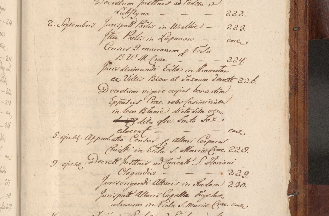 Zdjęcie nr 1148 dla obiektu archiwalnego: Acta actorum coram R. D. Petro de Gamratis, nominati archiepiscopi Gnesnensis, episcopi Cracoviensis per annos 1541 et 1542 acticatorum, praesidente tunc curiase suae R. D. Bartholomaeo Gantkowski, canonico Cracoviensi, Posnaniensi cancellario, parochialis in Konopisca etc. rectore.