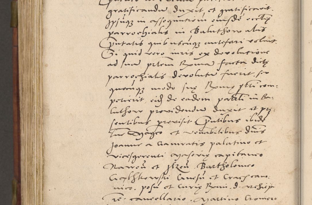 Zdjęcie nr 1135 dla obiektu archiwalnego: Acta actorum coram R. D. Petro de Gamratis, nominati archiepiscopi Gnesnensis, episcopi Cracoviensis per annos 1541 et 1542 acticatorum, praesidente tunc curiase suae R. D. Bartholomaeo Gantkowski, canonico Cracoviensi, Posnaniensi cancellario, parochialis in Konopisca etc. rectore.