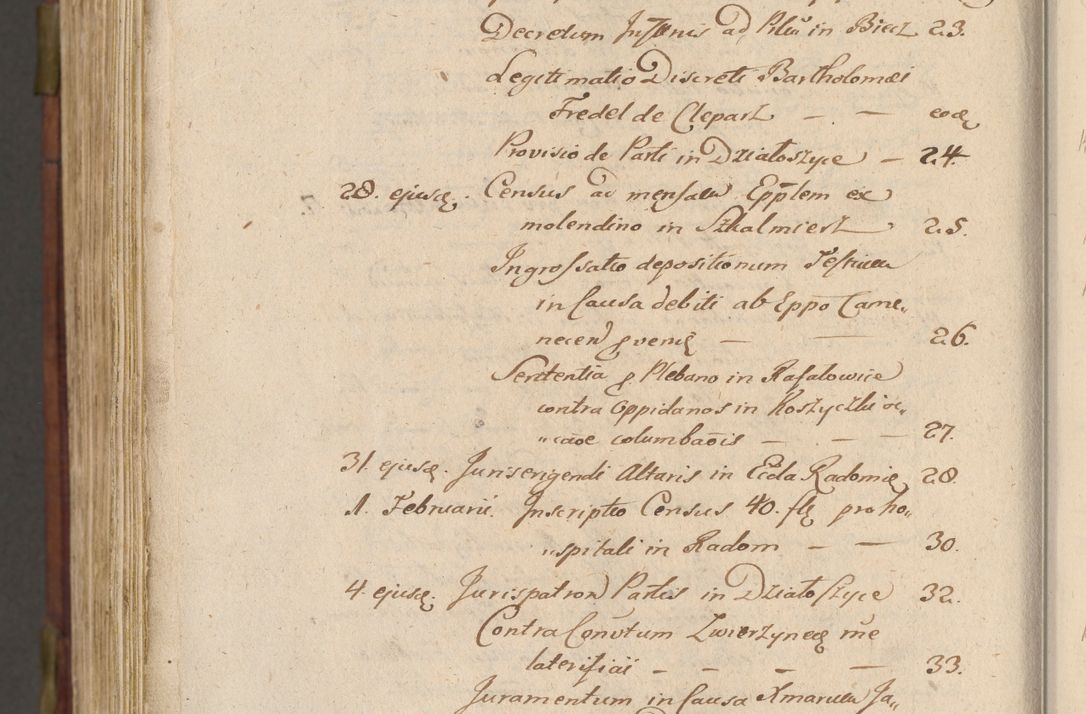 Zdjęcie nr 1137 dla obiektu archiwalnego: Acta actorum coram R. D. Petro de Gamratis, nominati archiepiscopi Gnesnensis, episcopi Cracoviensis per annos 1541 et 1542 acticatorum, praesidente tunc curiase suae R. D. Bartholomaeo Gantkowski, canonico Cracoviensi, Posnaniensi cancellario, parochialis in Konopisca etc. rectore.
