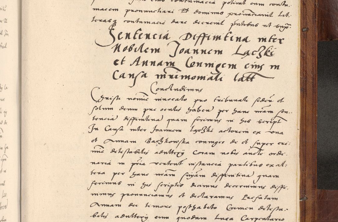 Zdjęcie nr 1128 dla obiektu archiwalnego: Acta actorum coram R. D. Petro de Gamratis, nominati archiepiscopi Gnesnensis, episcopi Cracoviensis per annos 1541 et 1542 acticatorum, praesidente tunc curiase suae R. D. Bartholomaeo Gantkowski, canonico Cracoviensi, Posnaniensi cancellario, parochialis in Konopisca etc. rectore.