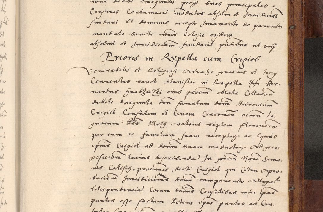 Zdjęcie nr 1126 dla obiektu archiwalnego: Acta actorum coram R. D. Petro de Gamratis, nominati archiepiscopi Gnesnensis, episcopi Cracoviensis per annos 1541 et 1542 acticatorum, praesidente tunc curiase suae R. D. Bartholomaeo Gantkowski, canonico Cracoviensi, Posnaniensi cancellario, parochialis in Konopisca etc. rectore.