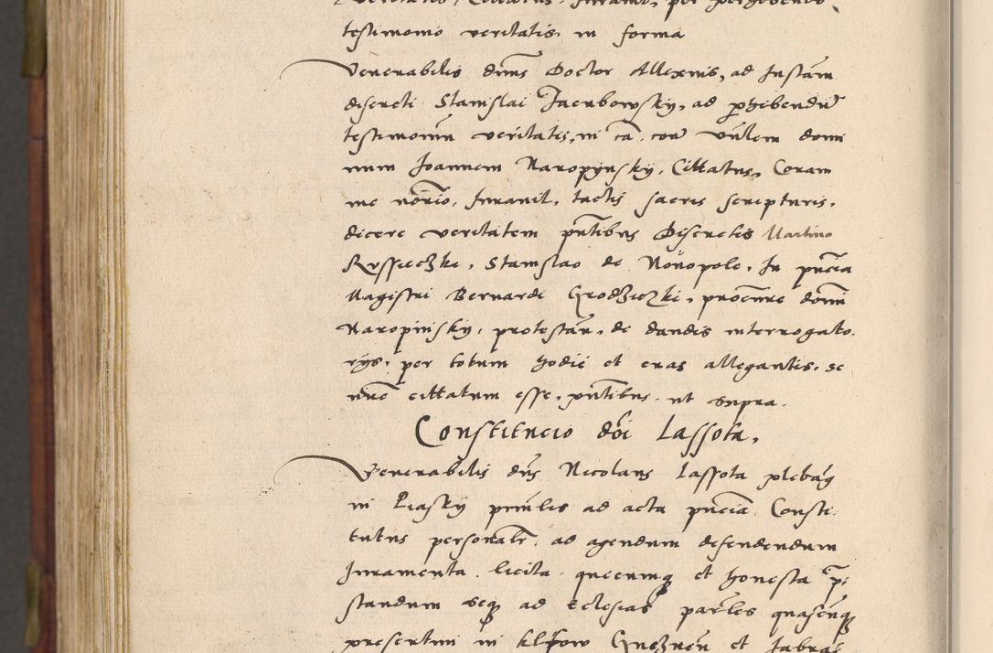Zdjęcie nr 1117 dla obiektu archiwalnego: Acta actorum coram R. D. Petro de Gamratis, nominati archiepiscopi Gnesnensis, episcopi Cracoviensis per annos 1541 et 1542 acticatorum, praesidente tunc curiase suae R. D. Bartholomaeo Gantkowski, canonico Cracoviensi, Posnaniensi cancellario, parochialis in Konopisca etc. rectore.