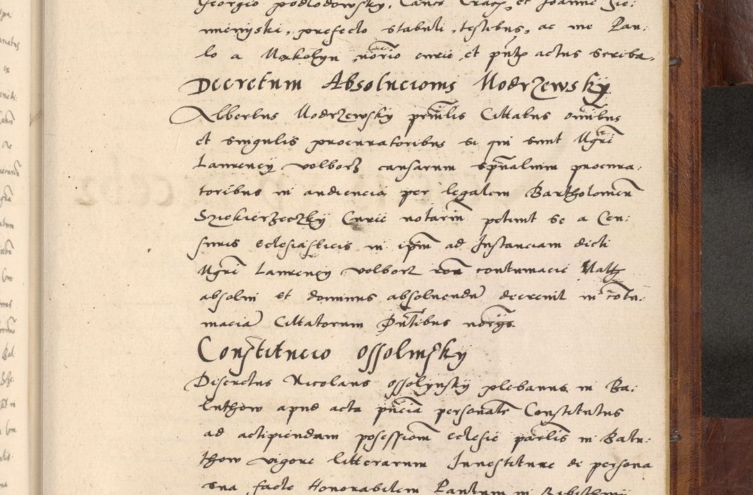 Zdjęcie nr 1108 dla obiektu archiwalnego: Acta actorum coram R. D. Petro de Gamratis, nominati archiepiscopi Gnesnensis, episcopi Cracoviensis per annos 1541 et 1542 acticatorum, praesidente tunc curiase suae R. D. Bartholomaeo Gantkowski, canonico Cracoviensi, Posnaniensi cancellario, parochialis in Konopisca etc. rectore.